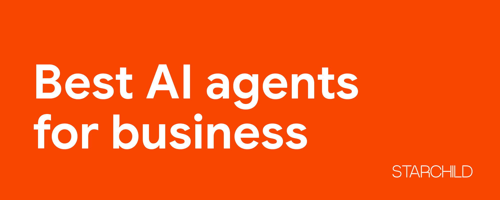 Best AI agents for business: how to pick one that actually ships graphic